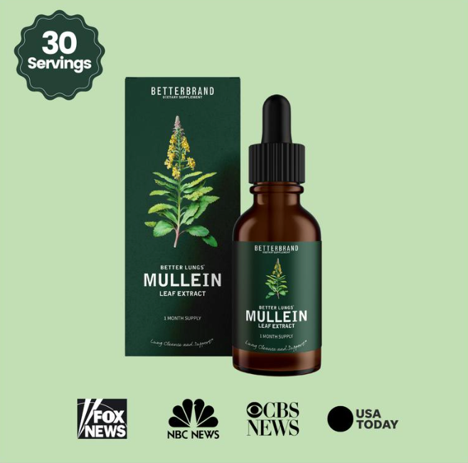 Mullein Leaf + Chlorophyll Detox Drops