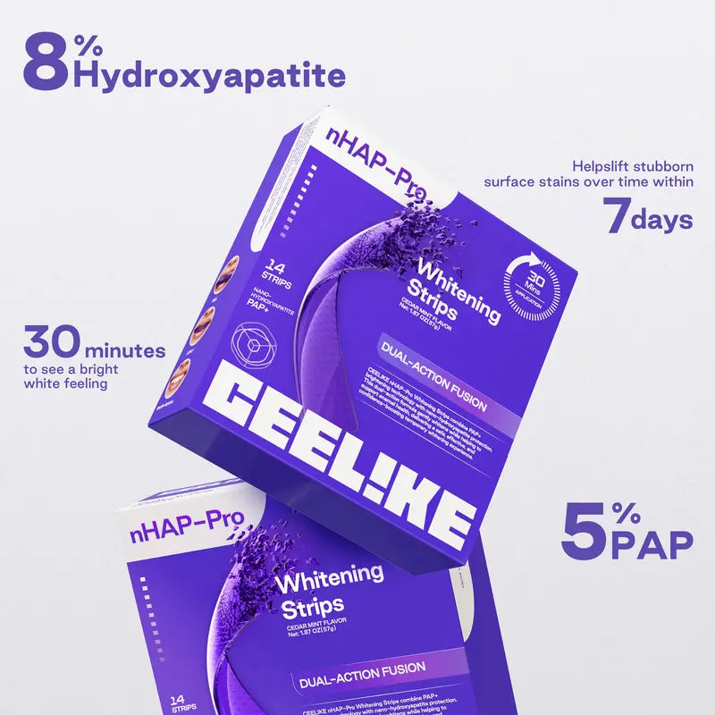 Purple Teeth Whitening Strips