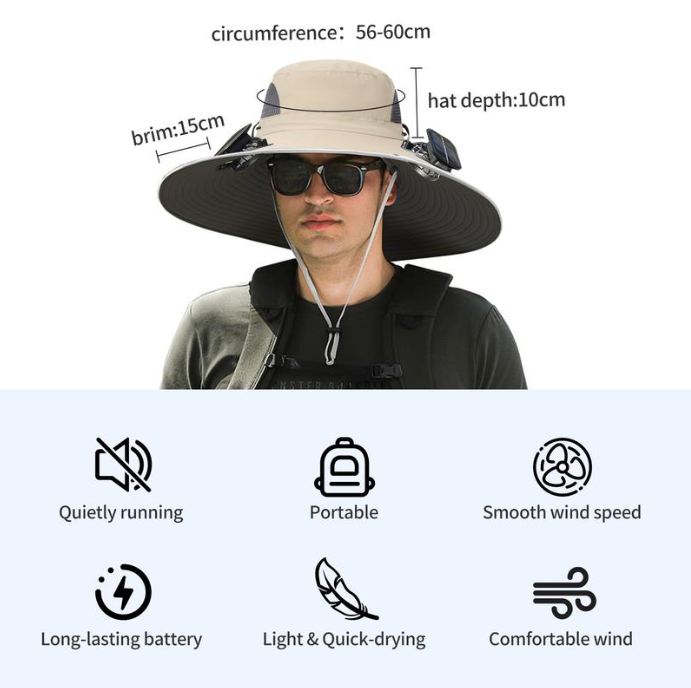 Kuhlz™️ Solar Powered Fan Hat