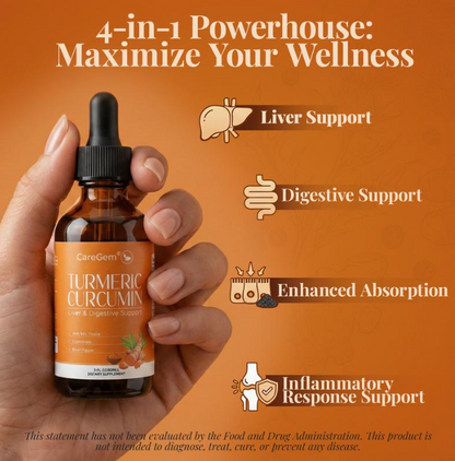 Turmeric Curcumin & Milk Thistle Liquid Drop