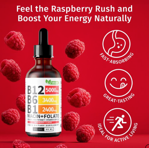 Vitamin B12 Raspberry Supplement